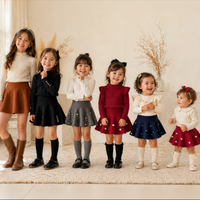 Thumbnail for Girls Knitted Skirt – Comfort e stile – Gonna per bambina