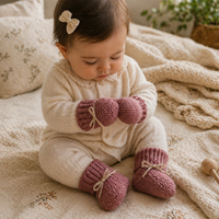 Thumbnail for Booties & Mittens – Morbido e caldo – Set di guanti e scarpine