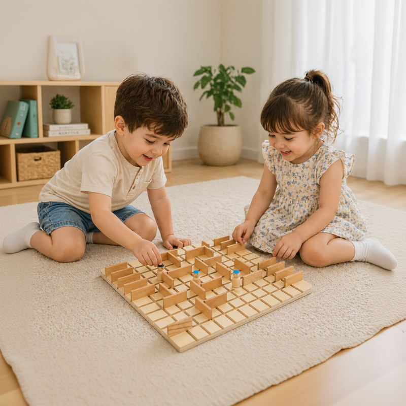Wooden Chess Puzzle Game – Strategia e ragionamento – Gioco da tavolo