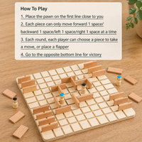 Thumbnail for Wooden Chess Puzzle Game – Strategia e ragionamento – Gioco da tavolo