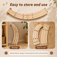 Thumbnail for Wooden Baby Rattle Toy – Sensorialità e sicurezza – Baby Gym