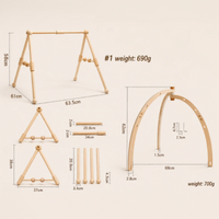 Thumbnail for Wooden Baby Rattle Toy – Sensorialità e sicurezza – Baby Gym