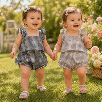 Thumbnail for Girls Ruffle Tee – Leggero e carino – Set di abbigliamento per bambini