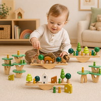 Thumbnail for Wooden Forest Blocks – Creatività e sviluppo – Set di blocchi da impilare in legno