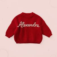 Thumbnail for Personalized Baby Sweater – Unico e pieno d'amore – Maglione personalizzato ricamato per neonati