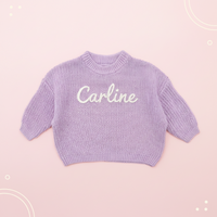 Thumbnail for Personalized Baby Sweater – Unico e pieno d'amore – Maglione personalizzato ricamato per neonati