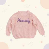 Thumbnail for Personalized Baby Sweater – Unico e pieno d'amore – Maglione personalizzato ricamato per neonati