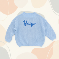 Thumbnail for Personalized Baby Sweater – Unico e pieno d'amore – Maglione personalizzato ricamato per neonati