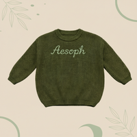 Thumbnail for Personalized Baby Sweater – Unico e pieno d'amore – Maglione personalizzato ricamato per neonati