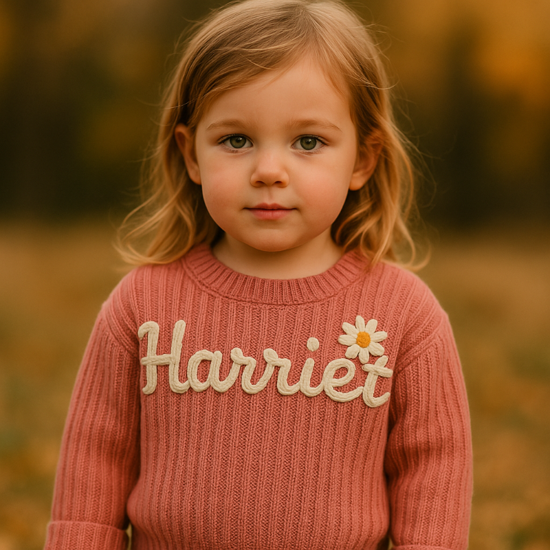 TinyStitch – Maglione personalizzato con nome per bambini