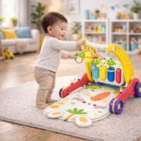 Thumbnail for Step & Play – Interattivo e sicuro – 3 in 1 Walker & Baby Gym