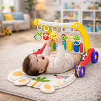 Thumbnail for Step & Play – Interattivo e sicuro – 3 in 1 Walker & Baby Gym