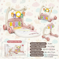 Thumbnail for Step & Play – Interattivo e sicuro – 3 in 1 Walker & Baby Gym
