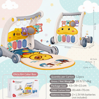 Thumbnail for Step & Play – Interattivo e sicuro – 3 in 1 Walker & Baby Gym