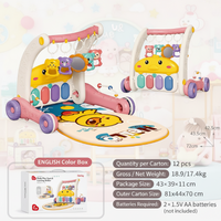 Thumbnail for Step & Play – Interattivo e sicuro – 3 in 1 Walker & Baby Gym