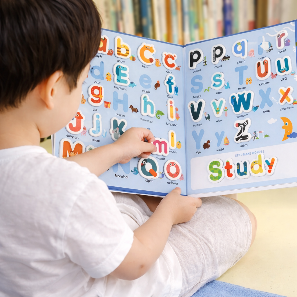 BusyBrain – Imparare parole inglesi e fare calcoli – Alfabeto e numeri Libro di puzzle