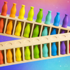 ColorCup – Colorato e divertente – Coni di legno per ordinare i colori