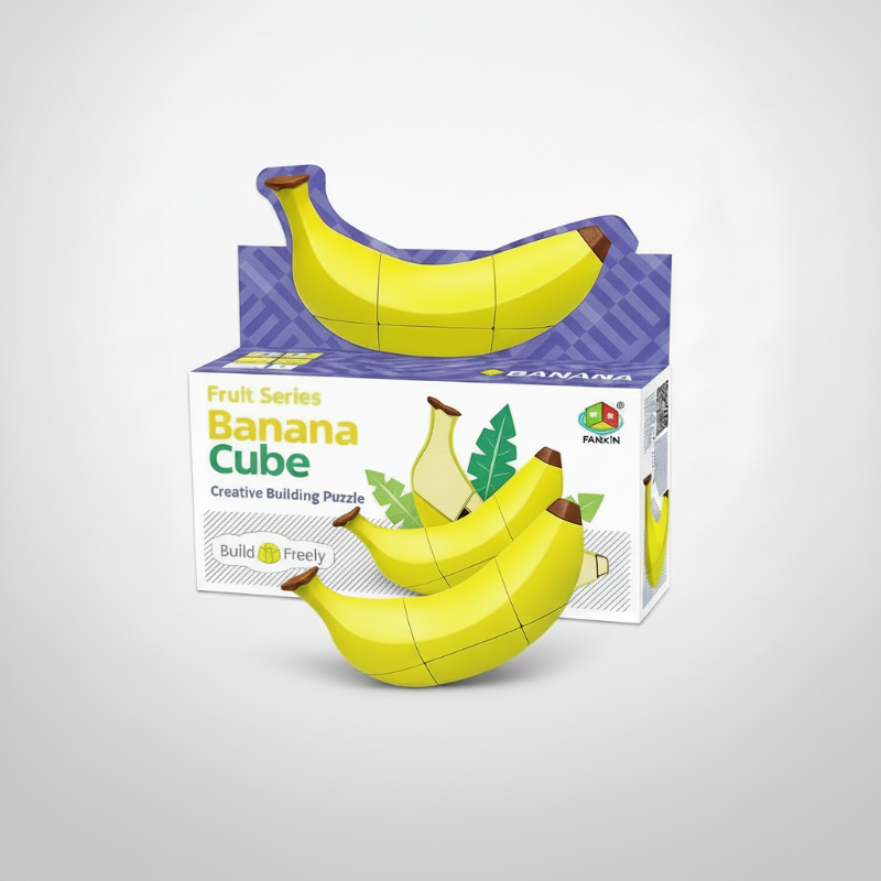 FruitCube – Colorato e stimolante – Puzzle Montessori con frutta
