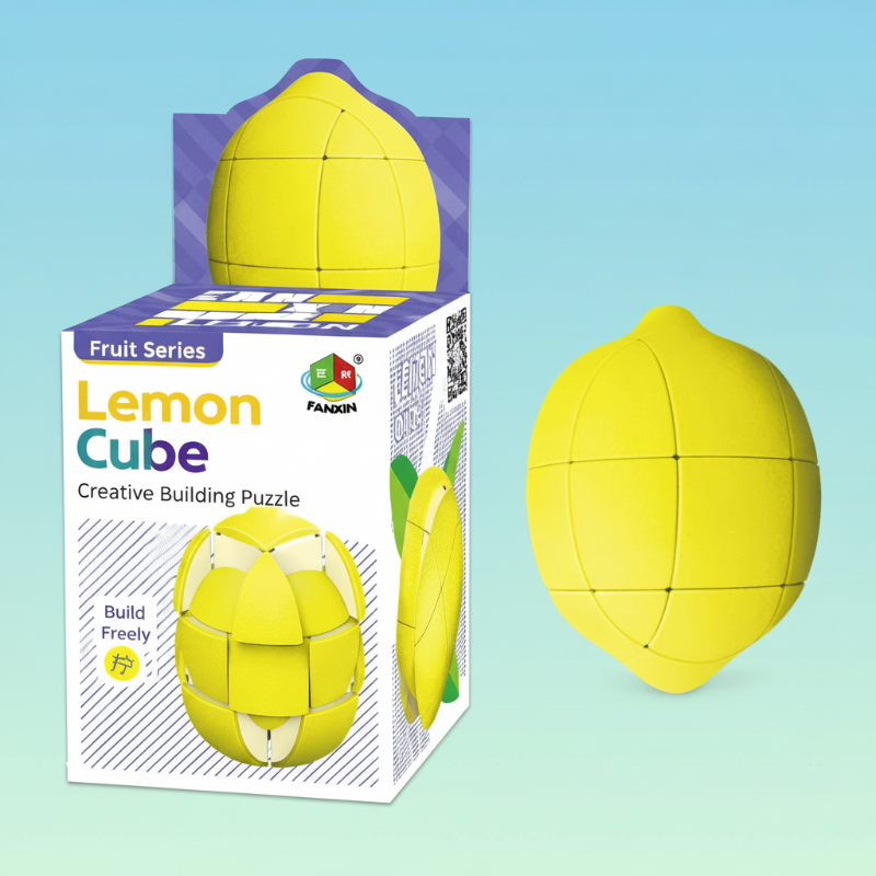 FruitCube – Colorato e stimolante – Puzzle Montessori con frutta