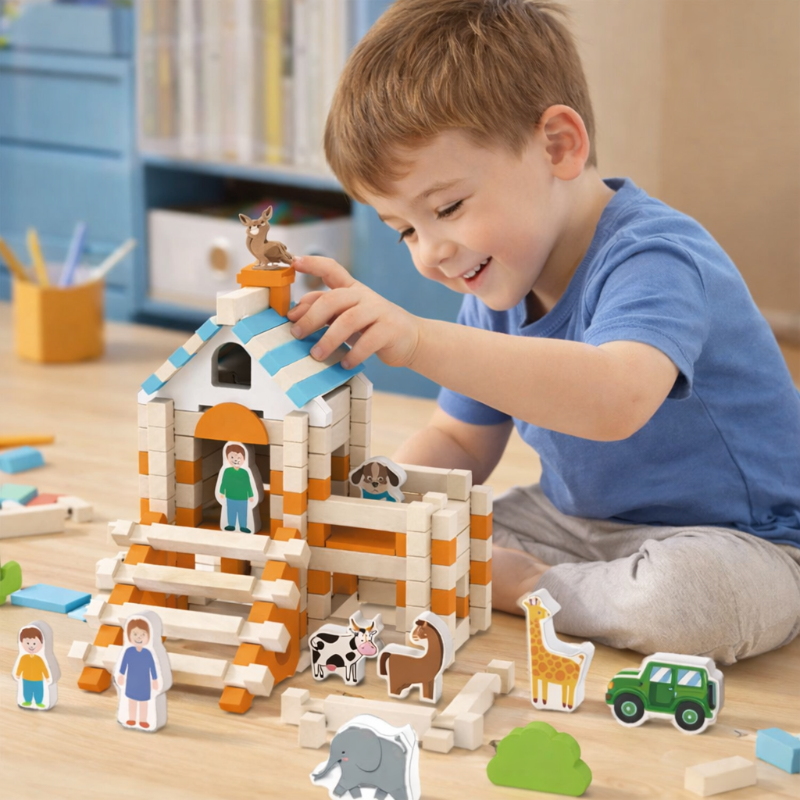 LittleBuilder – Creativo ed educativo – Set di costruzione