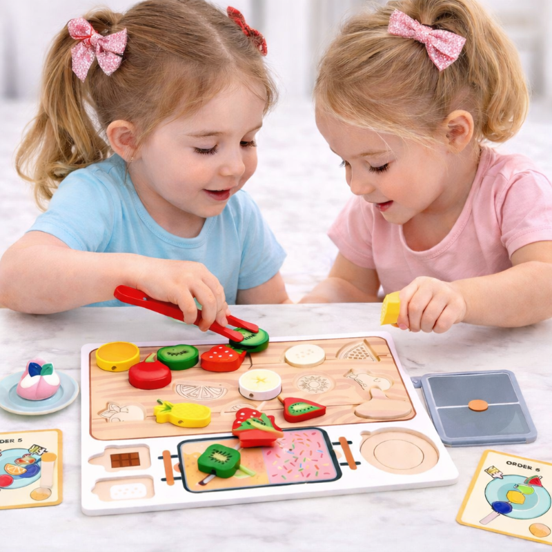 HarvestPlay – Creativo ed educativo – Set di frutta da ordinare
