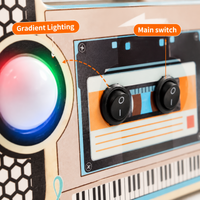 Thumbnail for Wooden Busy Board – Motricità e interazione – Attività con il pannello musicale