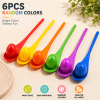 Thumbnail for Wooden Egg Spoon Game – Motricità e apprendimento – Gioco di equilibrio 