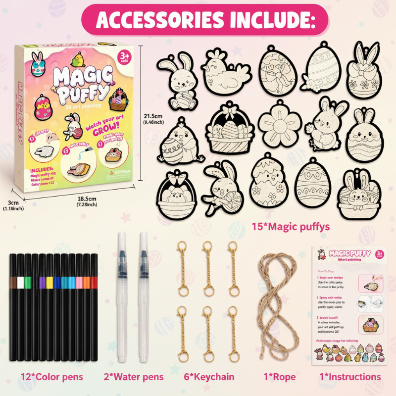 Magic Puff Paint – Creativo e interattivo – Kit di lavoretti con una magica consistenza schiumosa