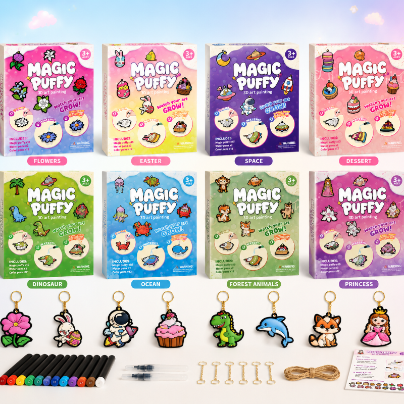 Magic Puff Paint – Creativo e interattivo – Kit di lavoretti con una magica consistenza schiumosa