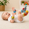 Wrist Rattle and Socks – Motricità e gioco – Sonagli per neonati (set da 4)