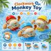 Clockwork Monkey Toy – Divertimento e giochi d'acqua – Giocattolo da bagno a molla