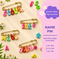 Thumbnail for Personalized Charm Pin – Personale ed elegante – Spilla con nome