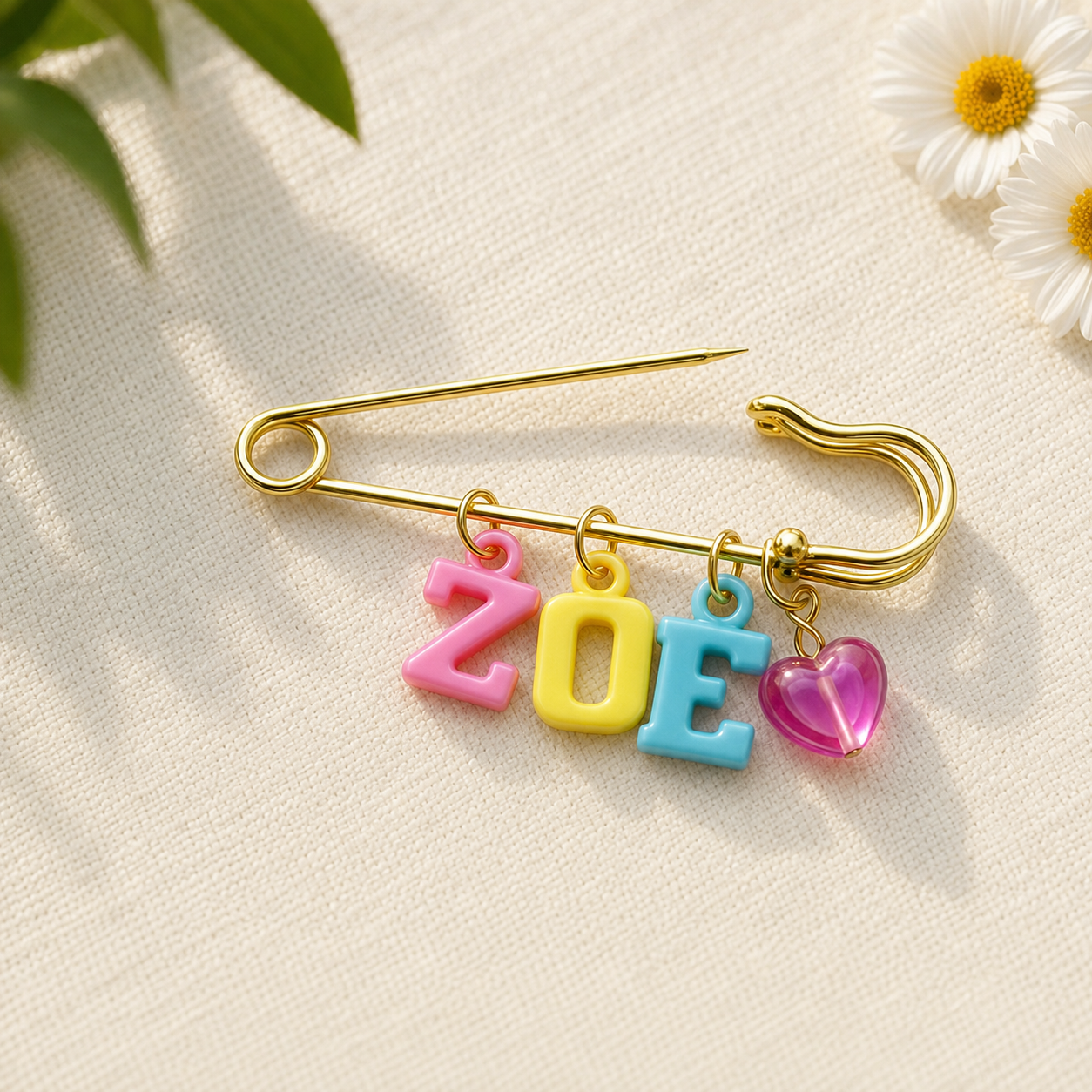 Personalized Charm Pin – Personale ed elegante – Spilla con nome