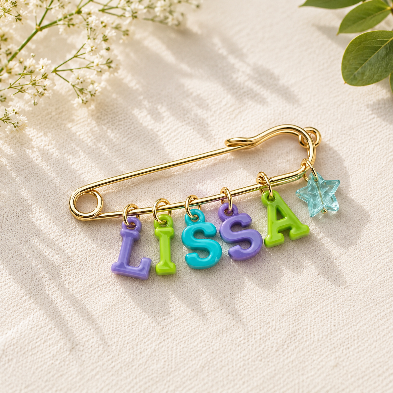 Personalized Charm Pin – Personale ed elegante – Spilla con nome