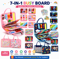 Thumbnail for 7-in-1 Busy Board – Motricità e apprendimento – Lavagna delle attività