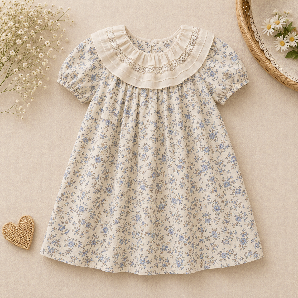 Lace Stitching Dress – Eleganza e comfort – Pizzo e ricami