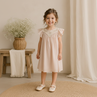 Thumbnail for Lace Stitching Dress – Eleganza e comfort – Pizzo e ricami