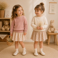 Thumbnail for Thin Cotton Pullover – Luce & Comfort – Maglione lavorato a maglia per bambini
