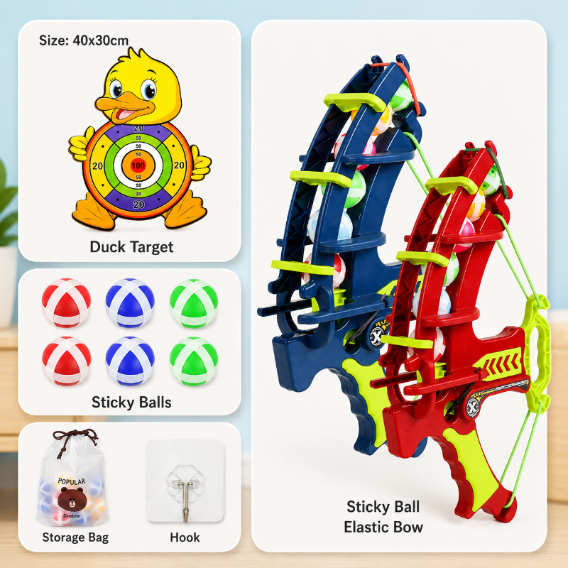Sticky Ball Shooting Game – Attivo e interattivo – Set da freccette
