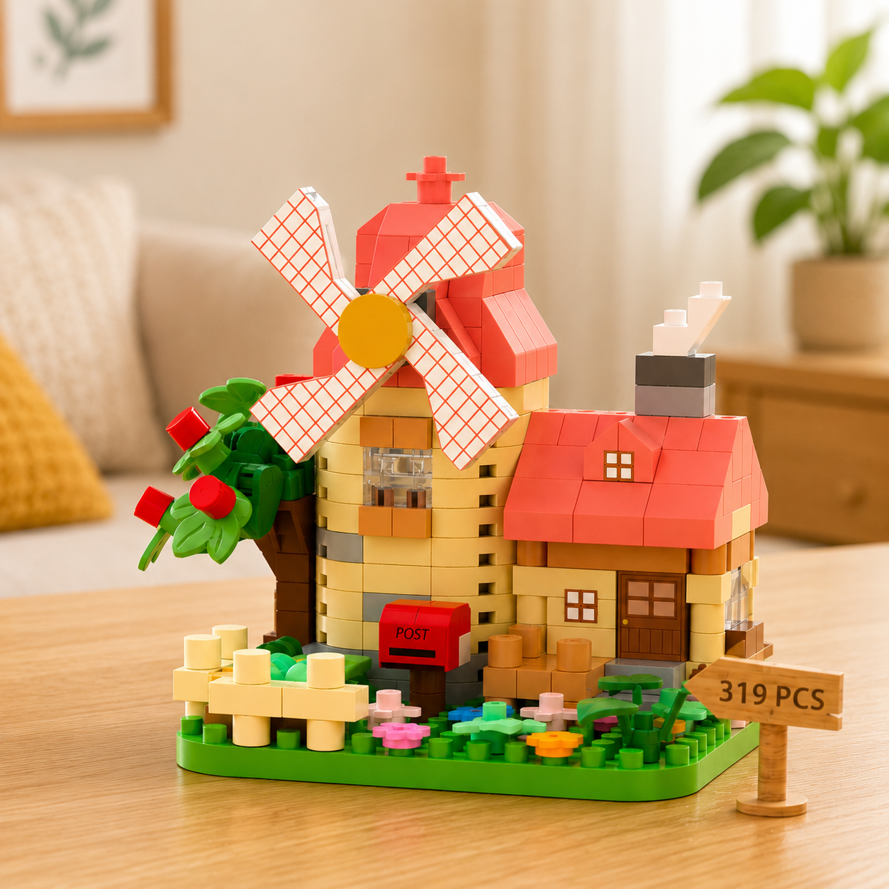 DIY Windmill Building Blocks – Creativo e stimolante – Set di mattoncini