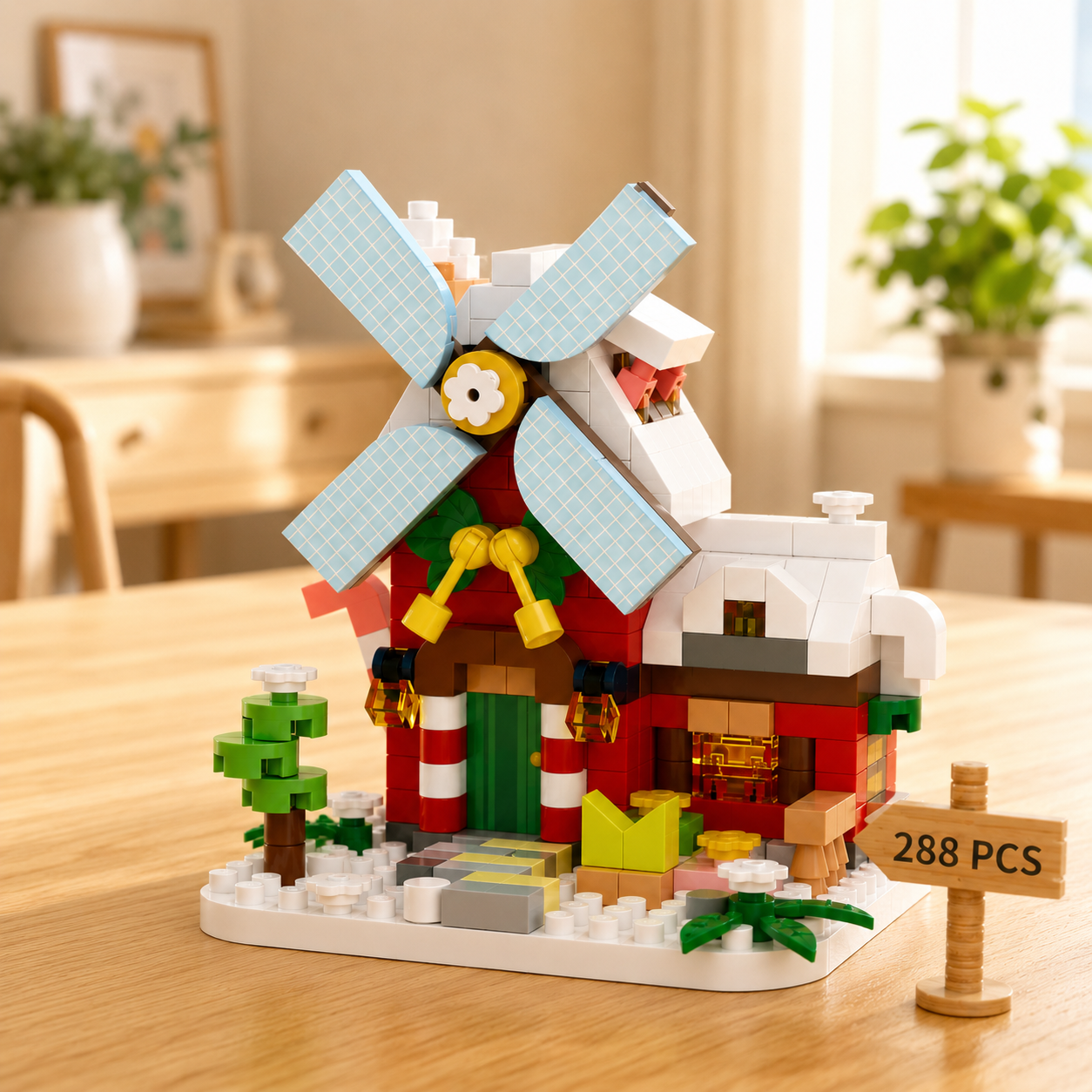 DIY Windmill Building Blocks – Creativo e stimolante – Set di mattoncini