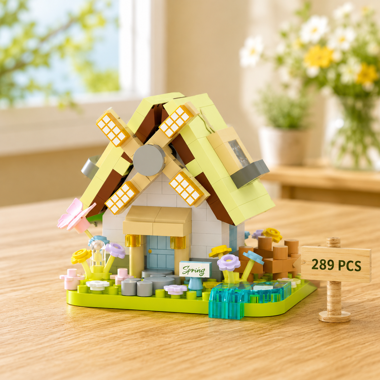 DIY Windmill Building Blocks – Creativo e stimolante – Set di mattoncini