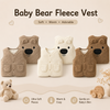 Baby Bear Fleece Vest – Caldo e morbido – Gilet da bambino con orsacchiotto