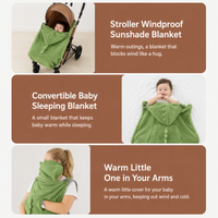 Thumbnail for Dinosaur Baby Carrier Cover – Calore e comfort – Coperta Dino Baby