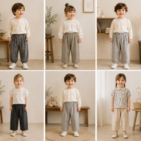 Thumbnail for Plaid Cotton Pants – Leggeri e traspiranti – Pantaloni casual stile palloncino/harem