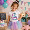 Birthday Graphic Tee – Carina e leggera – Maglietta per bambini per il compleanno