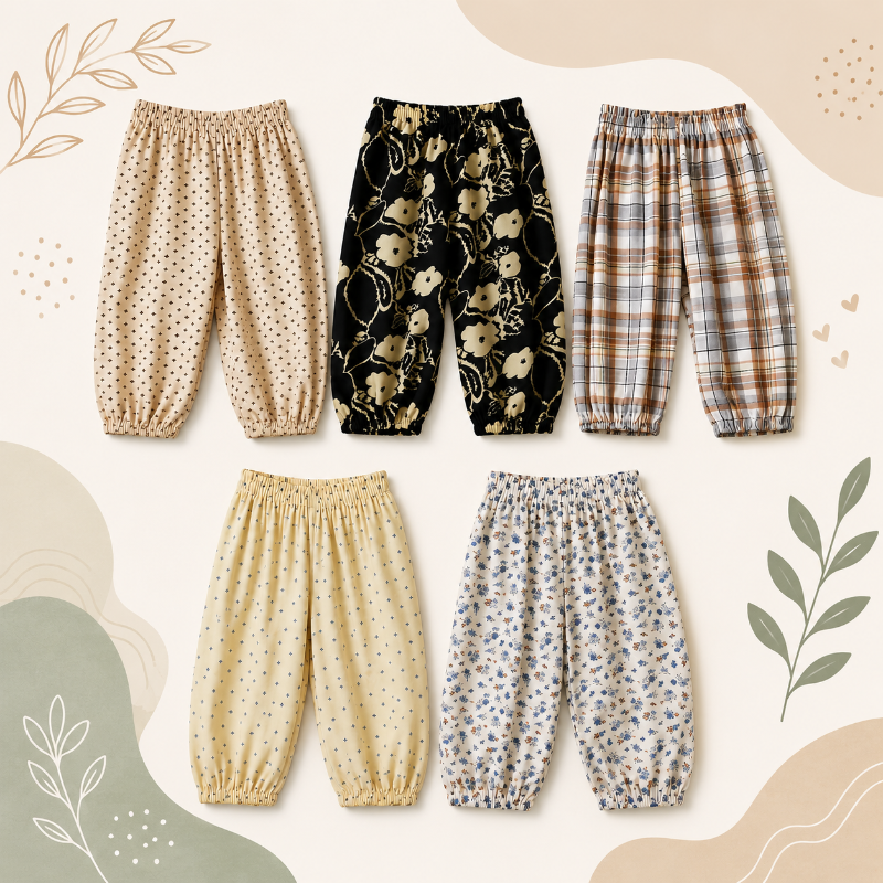 Harem Pants – Leggeri e comodi – Pantaloni larghi per bambini