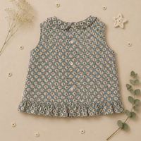 Thumbnail for Matching Set – Comodi e con stampa a margherite – Pantaloncini, gonna e camicetta