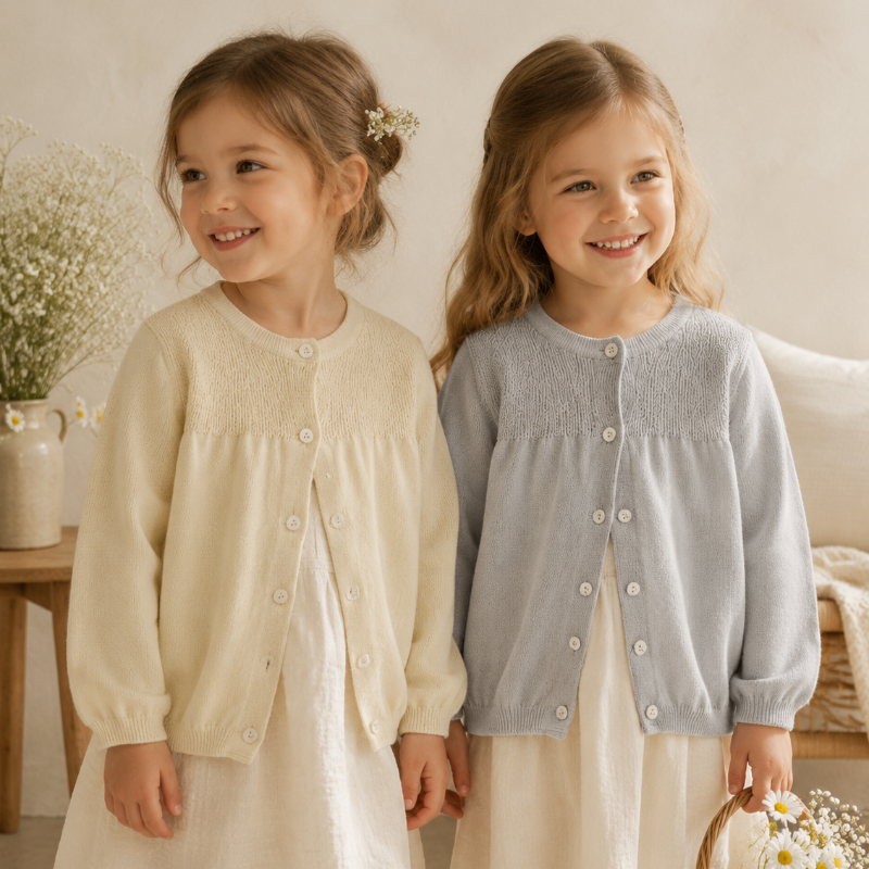 Knitwear Set – Elegante e comodo – Cardigan in morbida maglia