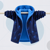 Thumbnail for Reversible Kids Jacket – Impermeabile e antivento – Giacca leggera